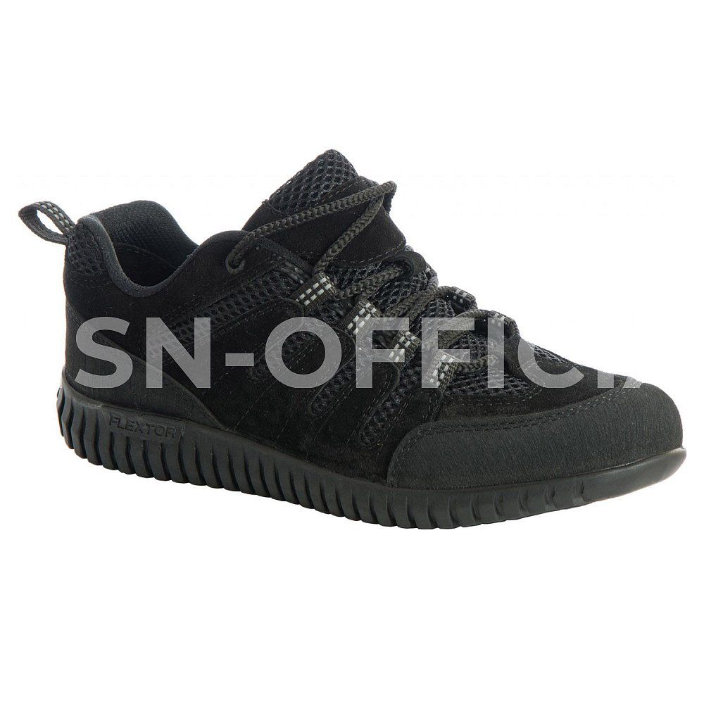 Полуботинки «Стрит», лето (черные) 5004-3