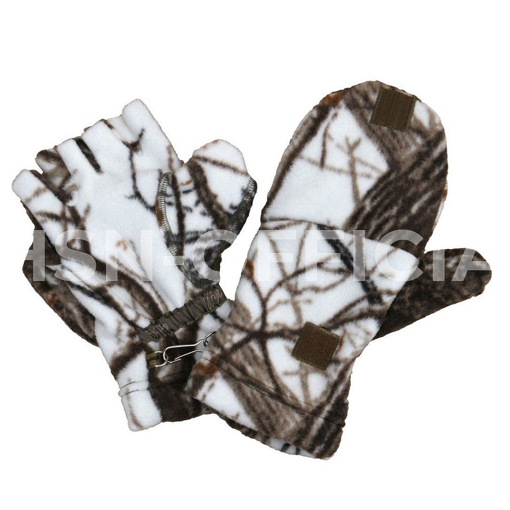 Варежки-перчатки (белый лес)  733-4