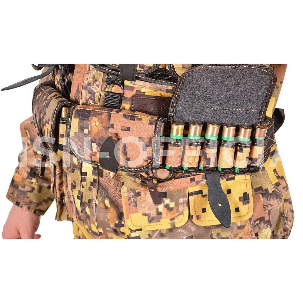 Патронташ на утку 49 патрона (лес) 260-2